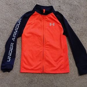 Boys under armour zip up